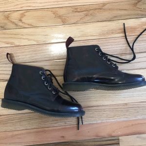 Dr Martens women’s Emmeline boot in burgundy